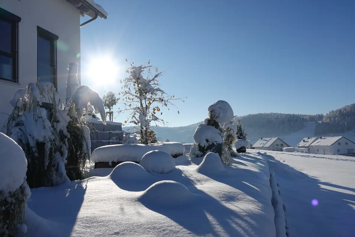 Außenbereich im Winter